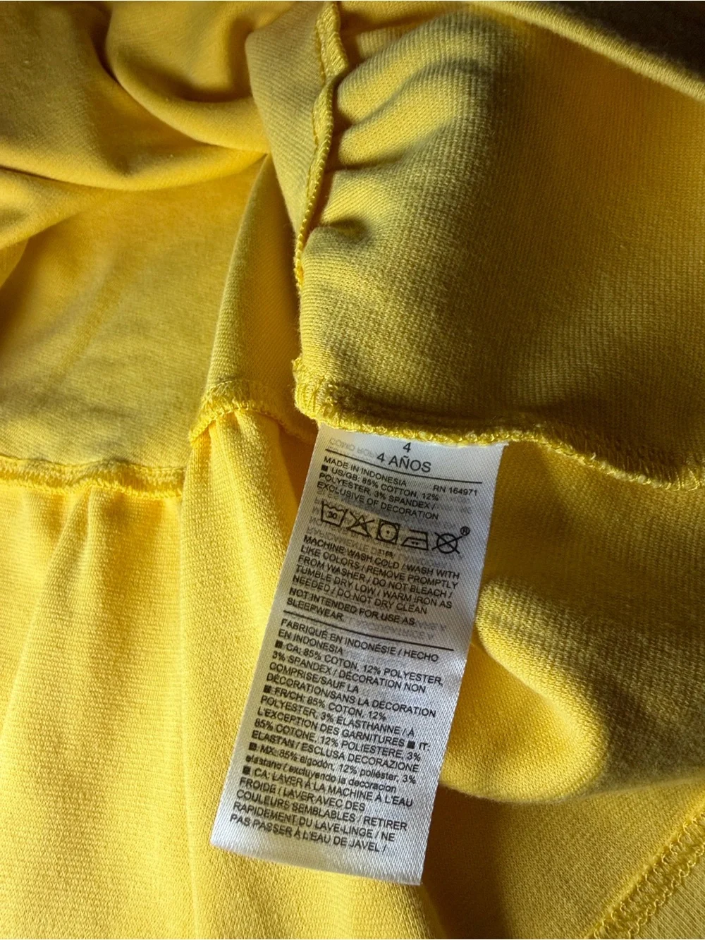 Janie and Jack Yellow Ruffle-Trim SunShine Circle Casual Dress. Size 4